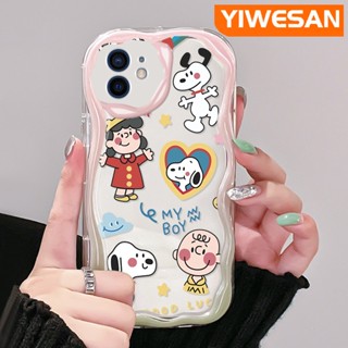 เคสโทรศัพท์มือถือแบบนิ่ม ใส กันกระแทก ลายการ์ตูนสนูปปี้ สําหรับ iPhone 12 12 Pro 12 Mini 12 Pro Max