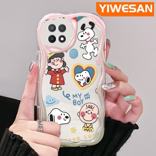 เคสโทรศัพท์มือถือแบบนิ่ม ใส กันกระแทก ลายการ์ตูนสนูปปี้ สําหรับ OPPO A15 A15s A35 4G