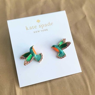 Kate Spade Lovely Fashion Bird Scenic Route Hummingbird Stud Earrings