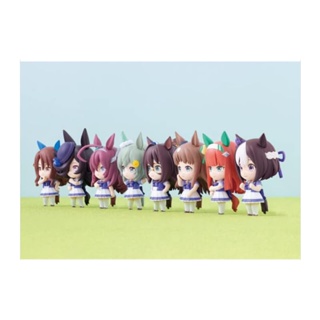 Bandai Uma Musume Pretty Derby Mini Character Collection 01 8 ชิ้นในกล่อง (โชกุกัน)