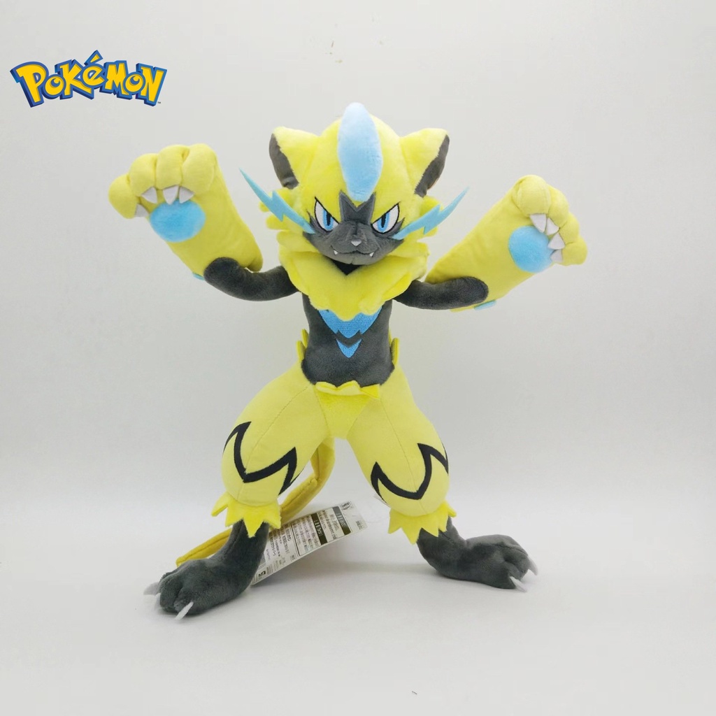 25/32cm Pokemon Zeraora Plush Toys Cartoon Anime Zeraora Plush Doll Pillow Soft Stuffed Kawaii Elf D