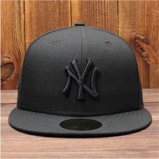 หมวกเบสบอล Mlb Yankees Snapback Ny ขนาดใหญ่ 59fifth สีดํา สไตล์ฮิปฮอป สําหรับผู้ชาย