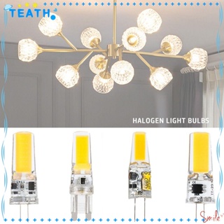 Teath หลอดไฟสปอตไลท์ ฮาโลเจน G4 G9LED G4 DC12V 220V สีขาว แบบเปลี่ยน