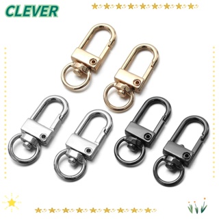 Clever พวงกุญแจคาราบิเนอร์ หัวเข็มขัดโลหะ อุปกรณ์เสริม สําหรับกระเป๋า DIY 1 5 ชิ้น