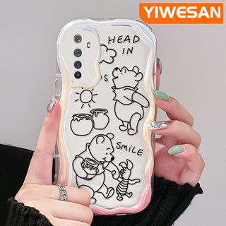 เคสโทรศัพท์มือถือแบบนิ่ม ใส กันกระแทก ลายการ์ตูนหมีพูห์ยิ้ม สําหรับ Realme 6 Pro 6s Narzo