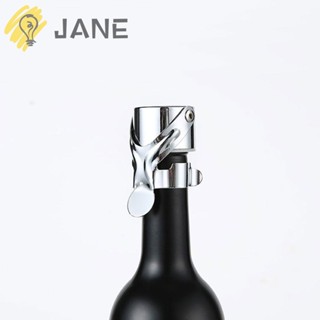 Jane จุกปิดขวดไวน์แดง สเตนเลส สีเงิน สีโรสโกลด์ 3.75 นิ้ว 2 ชิ้น