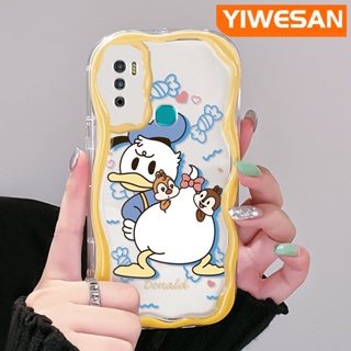 เคสโทรศัพท์มือถือ ซิลิโคนใส กันกระแทก ลายการ์ตูนโดนัลด์ดั๊กน่ารัก สําหรับ Infinix Hot 9 Pro Hot 9 Play Hot 12 Play