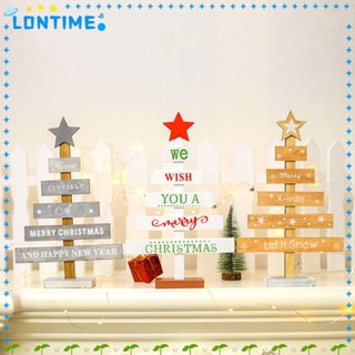 Lontime เครื่องประดับไม้ ของขวัญคริสต์มาส สําหรับตกแต่งบ้าน