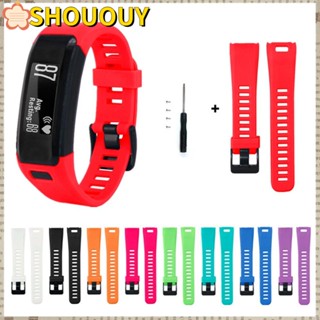 Shououy สายนาฬิกาข้อมือ พร้อมเครื่องมือ แบบเปลี่ยน สําหรับ Vivosmart HR