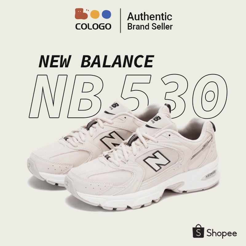 NEW BALANCE 530 NB530 MR530 new balance MR530SH รองเท้าผ้าใบ Moonlight beige 💯