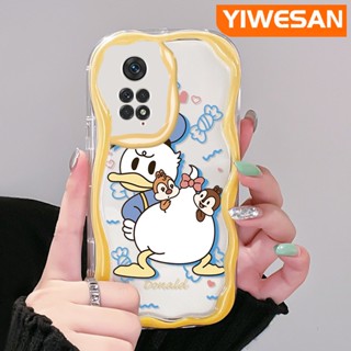 เคสโทรศัพท์มือถือ ซิลิโคน ใส กันกระแทก ลายการ์ตูนโดนัลด์ดั๊กน่ารัก สําหรับ Xiaomi MI Redmi Note 11 11s Poco M4 Pro 4G