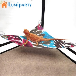 Lumiparty เปลแขวน ระบายอากาศ พร้อมถ้วยดูด สําหรับสัตว์เลื้อยคลาน งู กิ้งก่า