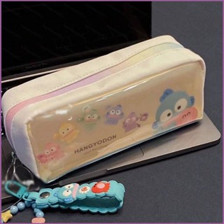 Sq2 Sanrio Hangyodon กระเป๋าดินสอ ลายการ์ตูน เรียบง่าย กระเป๋าเครื่องเขียน ความจุขนาดใหญ่ สําหรับนักเรียน