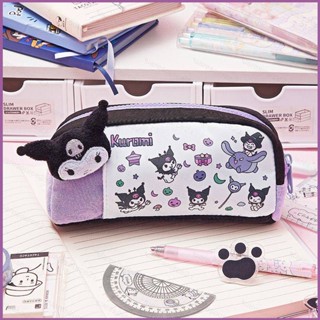 Sq2 Sanrio Kuromi กล่องดินสอ ลายการ์ตูนน่ารัก ความจุขนาดใหญ่ อเนกประสงค์ สําหรับใส่เครื่องเขียนนักเรียน