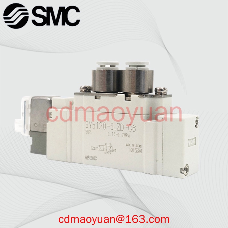 Smc โซลินอยด์วาล์ว SY3120/3220/3320-4/5LZD/LZ/LD-M5-C4-C6