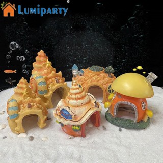 Lumiparty ถ้ํากุ้งเรซิ่น สําหรับตกแต่งตู้ปลา