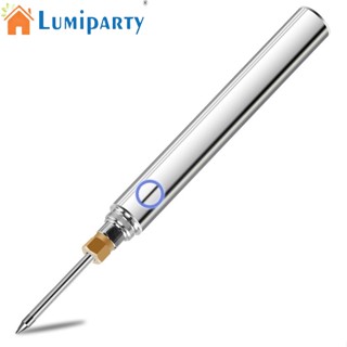 Lumiparty หัวแร้งบัดกรีไฟฟ้าไร้สาย 5v 15w ชาร์จเร็ว แบบพกพา สําหรับซ่อมแซม