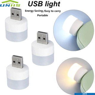 Uniis โคมไฟ LED พลังงานต่ํา ขนาดเล็ก แบบพกพา ชาร์จ USB สําหรับตั้งแคมป์