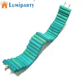 Lumiparty บันไดไม้ ยืดหยุ่น งอได้ ทนต่อการกัด อุปกรณ์เสริม สําหรับสัตว์เลี้ยง