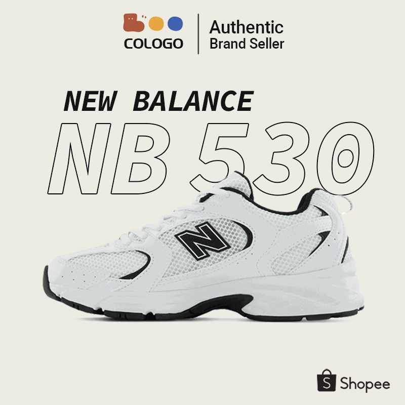 NEW BALANCE 530 NB530 MR530 new balance MR530EWB รองเท้าผ้าใบ White 💯