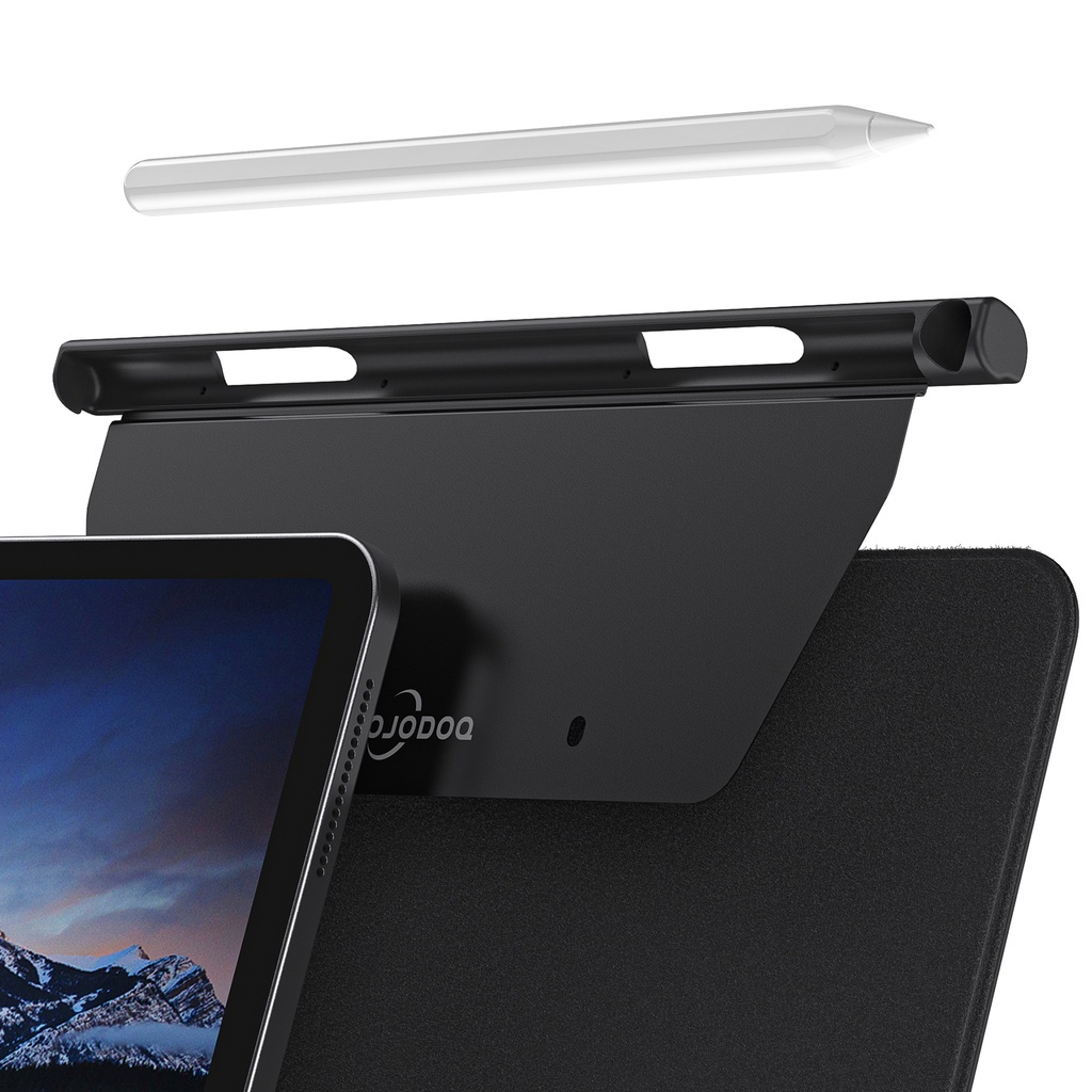 Goojodoq ช่องเสียบสไตลัสดูดแม่เหล็ก ติดตั้งเคสระหว่างเคส iPad และเคสคีย์บอร์ด