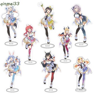 Qinmei โมเดลฟิกเกอร์สแตนดี้ Hololive Vtuber Rushia Hosimati Suisei Usada Pekora Uruha Hololive Vtuber ของเล่นสําหรับเด็ก