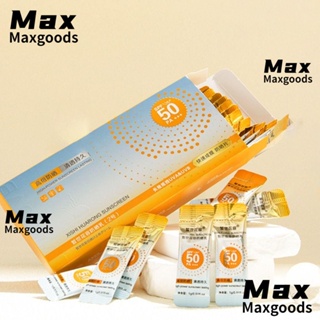 Maxg Xishi Huarong ครีมกันแดด ให้ความชุ่มชื้น ป้องกันแดด Spf 50+ 50 ชิ้น