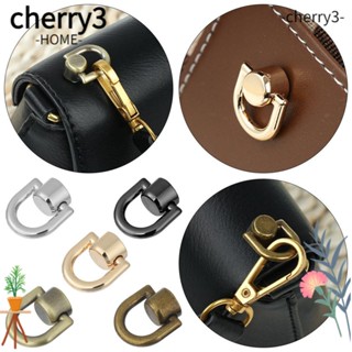 Cherry3 กระดุมหมุดโลหะ สําหรับกระเป๋าหนัง DIY