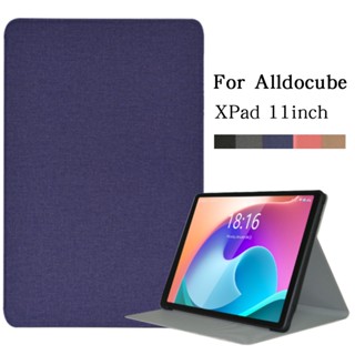 เคสแท็บเล็ต หนัง Pu พร้อมขาตั้ง สําหรับ Alldocube Xpad Alldocube X Pad 11 นิ้ว