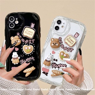 เคสโทรศัพท์มือถือนิ่ม ขอบโค้ง ลายกระต่ายน่ารัก 3D DIY สําหรับ infinix Hot 30i 30 30Play 20 20i 20Play Smart 7 5 2020 Note 12 Smart 6 Hot 8 10 Lite Hot 12 11 10 Tecno Spark 10C