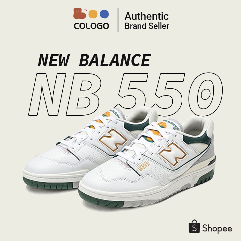 NEW BALANCE 550 NB550 BB550 new balance BB550PWC รองเท้าผ้าใบ Banana green 💯