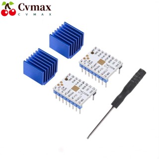 Cvmax ไดรเวอร์สเต็ปมอเตอร์ TMC2208 V1.2 อัพเกรดไขควง วัสดุการพิมพ์ พร้อมฮีทซิงค์ Reprap MKS Prusa i3 Ender-3 2 ชิ้น