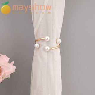 Mayshow 1 ชิ้น หัวเข็มขัดผ้าม่าน บ้าน ผ้าโปร่ง สายรัดผ้าม่าน