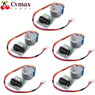 Cvmax สเต็ปเปอร์มอเตอร์ 28BYJ-48 ULN2003 5V 5 สาย 4 เฟส 5V พร้อมบอร์ดไดร์เวอร์ Arduino Pi PIC Raspberry Pi 5 ชิ้น