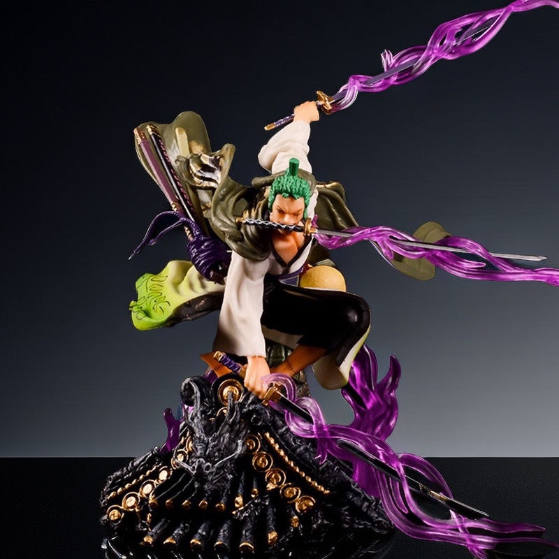 Zolos Hand-Made One Piece HAND-Made Asura สามดาบสามพันโลกเครื่องประดับของขวัญ Zoro รุ่น q Zoro