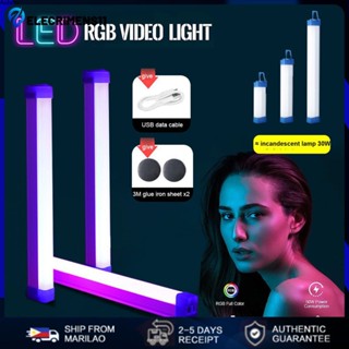 สีสันเติมแสง RGB LED บรรยากาศภาพสดสตรีมมิ่งวิดีโอมือถือโคมไฟ Wand Stickfor Tik Tok Aube