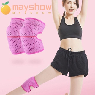 Mayshow 1 คู่ สนับเข่า ฟิตเนส ยิม โยคะ สะบ้า รั้ง ฟองน้ําหนา