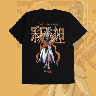 [Hot] เสื้อยืด พิมพ์ลายการ์ตูนอนิเมะ Shaka Record of Ragnarok Buddha God God Human สไตล์ญี่ปุ่น