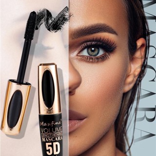 【COD】 Maxfine Fiber Mascara Volume 5d ยาวหนาซิลิโคนหัวแปรง Multi-Colored Priming มาสคาร่ากันน้ำ Long Lasting Eye Makeup