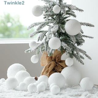 Twinkle จี้ลูกบอล เครื่องประดับ สําหรับตกแต่งคริสต์มาส 6 ชิ้น ต่อชุด