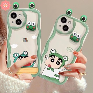 เคสโทรศัพท์มือถือ ลายการ์ตูนชินจัง 3D สําหรับ Oppo A17 A57 A12 A16 A15 A76 A58 A7 A7 A16K A31 A5 A77s A74 A5s A96 A92 A55 A95 A16E A54 A53 A9 A17k A3s A52 A1k Reno 4F 5 8T 6 เคสรูปกบตลก