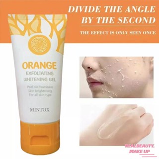 MINTOX Orange Scrub ไวท์เทนนิ่ง Exfoliating Face Body Cleanser [realbeauty]