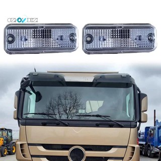 ไฟบังแดด LED 24V สําหรับติดหลังคารถบรรทุก Mercedes Truck Actros MP1 MP2 MP3 2 ชิ้น