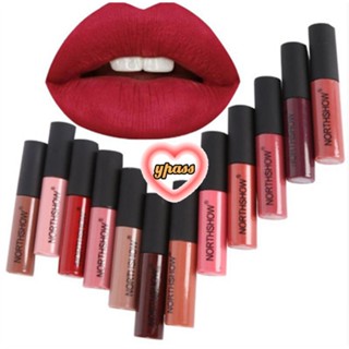 CYREAL 【ในสต็อก】 Northshow Non-stick Cup Matte Lipstick Milk Chocolate Fragrance Lip Gloss