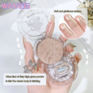 Wave 【ในสต็อก】 Jonbos Light Stereo High Glow Powder Face Brightening Fine Glint Chameleon Soft Waxy Mashed Potato High Glow Cream