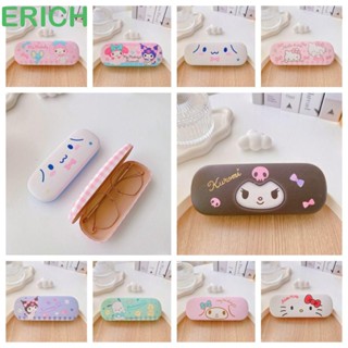 Erich Kuromi เคสแว่นตากันแดด หนัง PU แบบพกพา สําหรับผู้หญิง