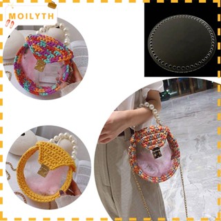 Moilyth แผ่นบอร์ดอะคริลิคใส ทรงกลม ขนาด 10 12 15 18 20 ซม. สําหรับถักโครเชต์ DIY