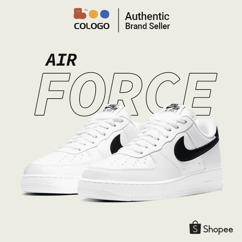 Nike Air Force 1 Low CT2302-100 air force รองเท้าผ้าใบ White black