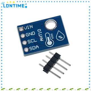 Lontime โมดูลวัดอุณหภูมิ และความชื้น AHT10 1.8-6.0V ความแม่นยําสูง แบบเปลี่ยน DHT11 SHT20 AM2302 DIY 10 ชิ้น