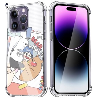 เคสโทรศัพท์มือถือแบบนิ่ม TPU ใส ลายหมี สําหรับ OPPO Realme Narzo N55 50A 50i 50 30 30A Prime Pro 5G